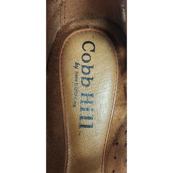 Cobb Hill by New Balance Womens Black Leather Open Toe Sandals Wedge Buckle 9.5M - Picture 15 of 16